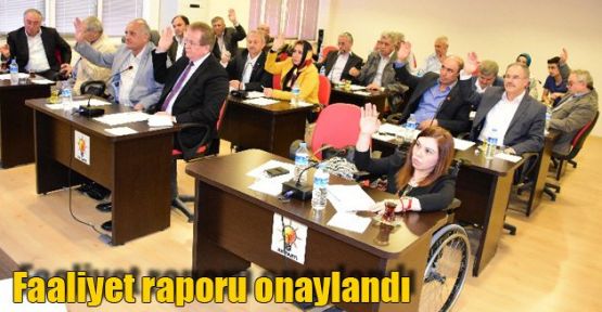 2015 FAALİYET RAPORU ONAYLANDI 