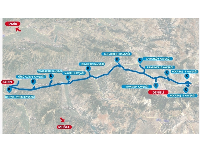 Aydın-Denizli otoyoluna ilk kazmayı Bakan Karaismailoğlu vuracak