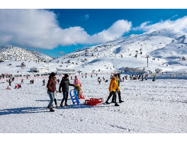 Denizli’nin ikinci beyaz cenneti: Denizli Kayak Merkezi