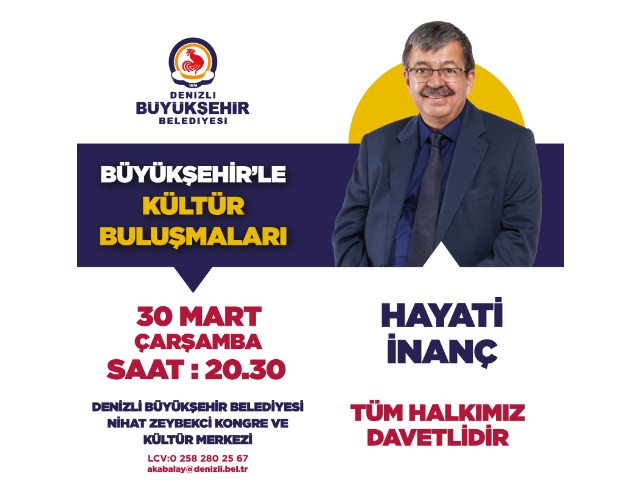 Büyükşehir ile Kültür Buluşmaları sürüyor