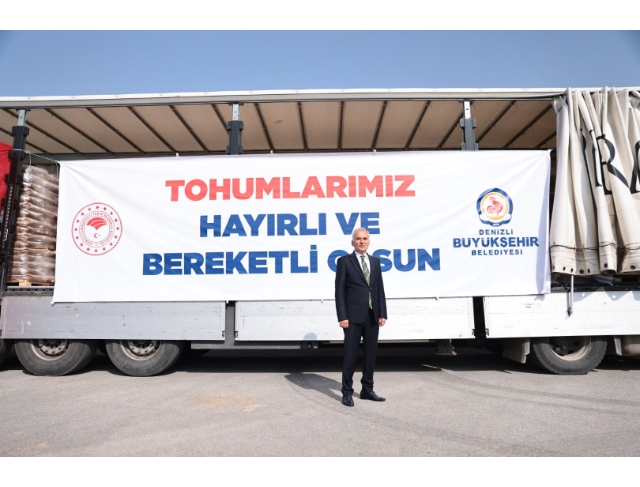 Büyükşehir’in dağıttığı tohumlar toprakla buluştu