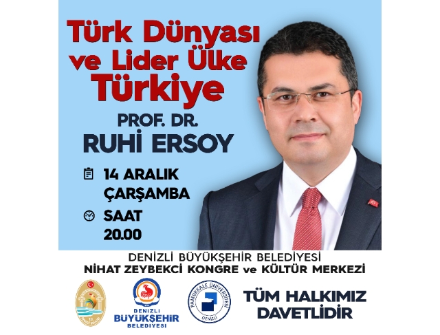 Prof. Dr. Ersoy Denizlililerle buluşacak