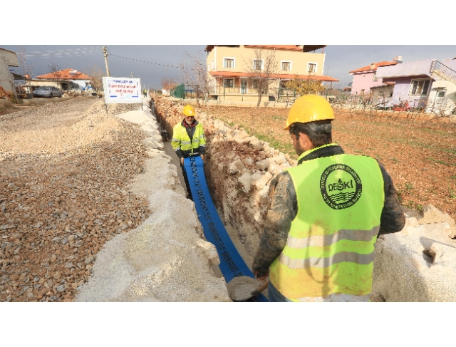 Büyükşehir DESKİ’den Hançalar’da alt yapı atağı