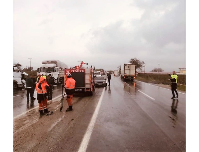 Denizli'de son 1 haftada 110 trafik kazası meydana geldi