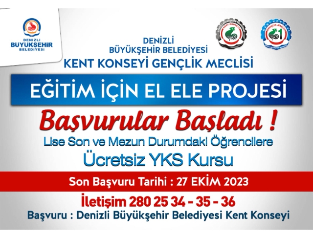 Eğitim İçin El Ele'de yeni dönem kayıtları 27 Ekim’de son