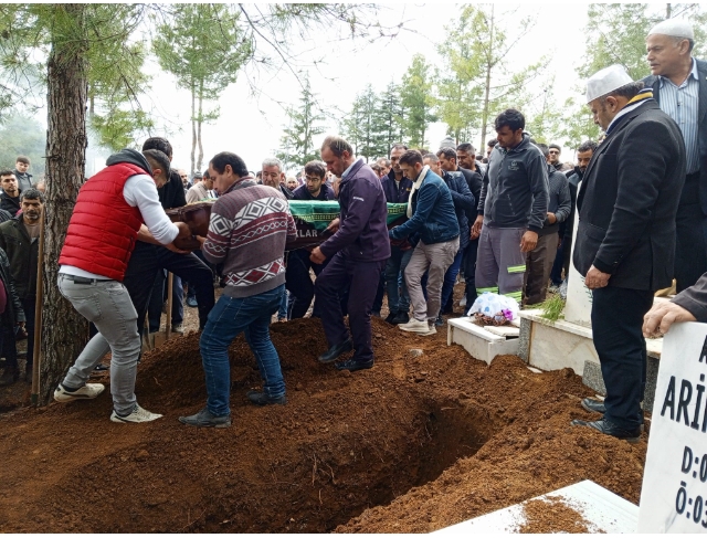 Maden şehidine son görev