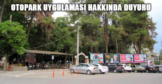 ACIPAYAM'DA OTOPARK ÜCRETLERİ GELİR İDARESİ ONAYLI CİHAZLARLA YAPILACAK