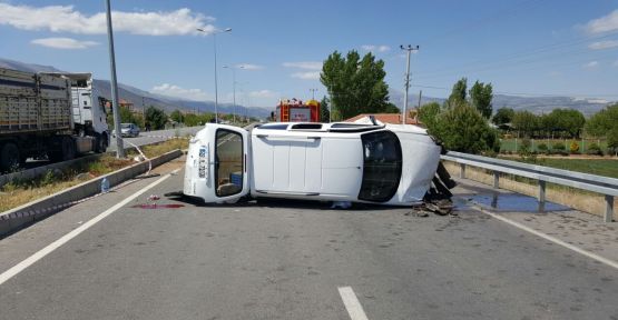 ACIPAYAM'DA TRAFİK KAZASI: 1 ÖLÜ