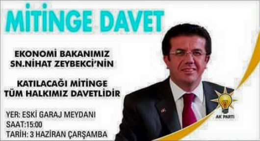 AK PARTİ'DEN PİLAV İKRAMI VE MİTİNG DAVETİ