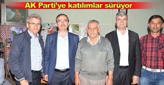 AK Parti’ye katılımlar sürüyor