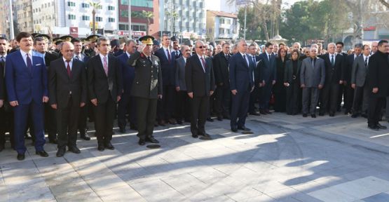 ATATÜRK’ÜN DENİZLİ’YE GELİŞİNİN YILDÖNÜMÜ NEDENİYLE TÖREN DÜZENLENDİ