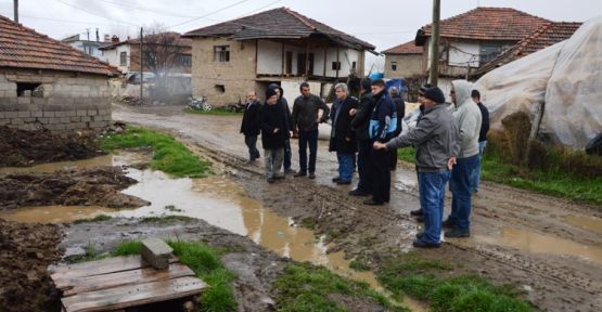 BAŞKAN ŞEVKAN APA'DA İNCELEMELERDE BULUNDU