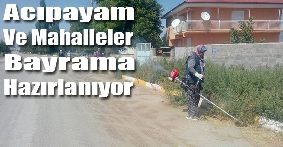 BAYRAMA HAZIRLIKLAR SÜRÜYOR