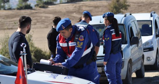 Denizli’de jandarmadan trafik ve asayiş denetimi