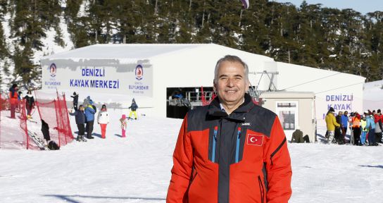 DENİZLİ'DE KAYAK SEZONU AÇILDI