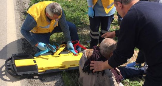 Denizli’de trafik kazası: 1 yaralı