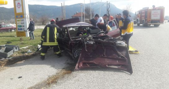 Denizli’de trafik kazası: 5 yaralı