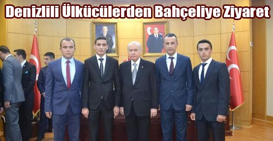 DENİZLİ'Lİ ÜLKÜCÜLER BAHÇELİYİ ZİYARET ETTİ