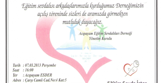 Eğitim Sevda İster