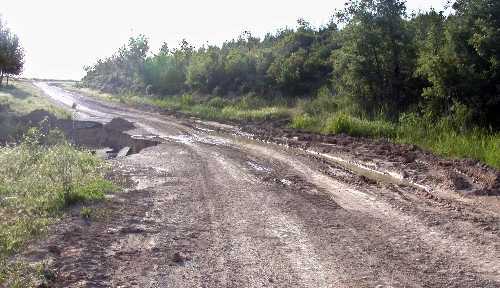 Kale'deki Çöken yol tehlike saçıyor