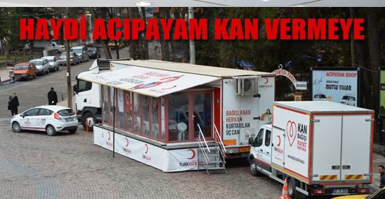 KAN BAĞIŞI ARACI ACIPAYAM'DA