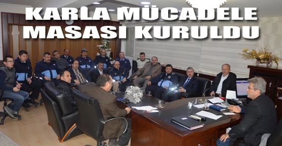 KARLA MÜCADELE MERKEZİ KURULDU