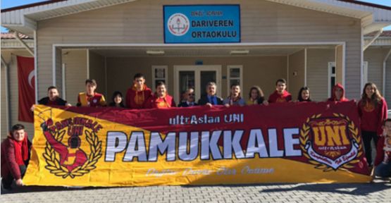 PAÜ ULTRASLAN'DAN DARIVEREN'E KÜTÜPHANE