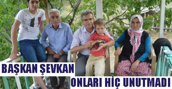 ŞEVKAN ŞEHİT AİLELERİNİ UNUTMADI