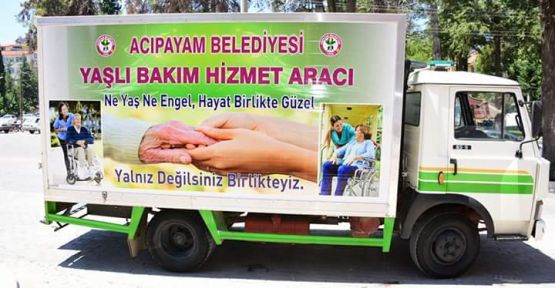 YAŞLI BAKIM ARACI HİZMETE GİRDİ