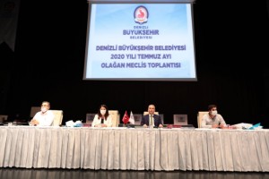 Denizli Büyükşehir Belediye Meclisi pandemi sonrası ilk kez toplandı