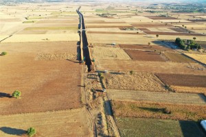 Denizli ovalarında 32 bin metre tahliye kanalı açıldı