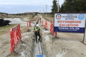 Büyükşehir DESKİ’denÇal-Akkent’te altyapı atağı