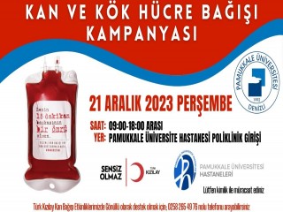 PAÜ kan bağışı için seferberlik başlattı