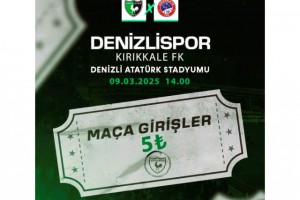 Bilet fiyatını 5 TL yapan Denizlispor’dan taraftara çağrı