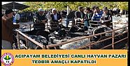 ACIPAYAM BELEDİYESİ CANLI HAYVAN PAZARI TEDBİR AMAÇLI KAPATILDI‏