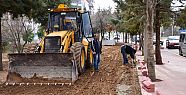 ACIPAYAM İLÇE STADYUMUNDA ÇALIŞMA VAR