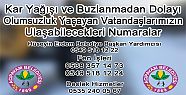 BELEDİYE YETKİLİLERİNE ULAŞABİLECEĞİNİZ TELEFON NUMARALARI