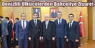 DENİZLİ'Lİ ÜLKÜCÜLER BAHÇELİYİ ZİYARET ETTİ