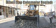 ESKİ HASTANE CADDESİ İKİNCİ ETAP ÇALIŞMALARI BAŞLADI