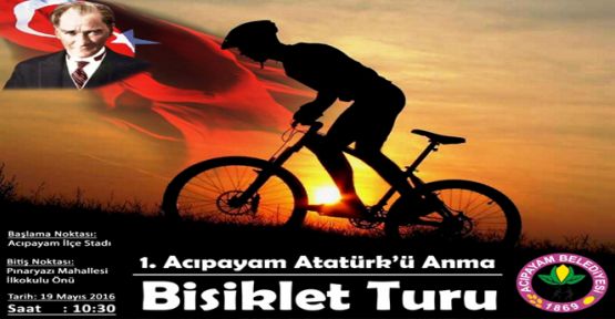 19 MAYIS'TA BİSİKLET TURUNDA BULUŞUYORUZ