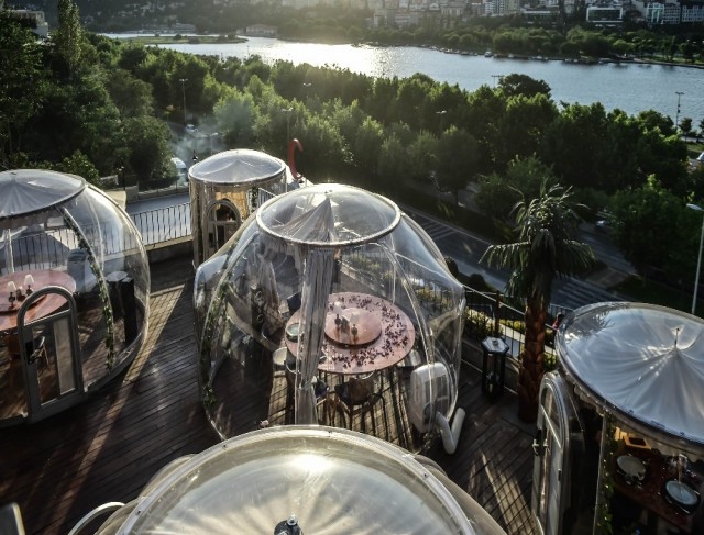 (ÖZEL) İstanbul’da virüs güvenlikli restoran