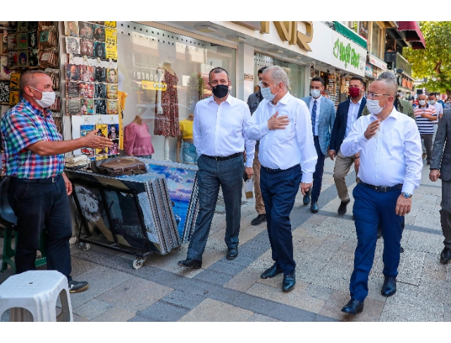 Vali Atik ve Başkan Zolan adım adım Denizli'yi denetliyor