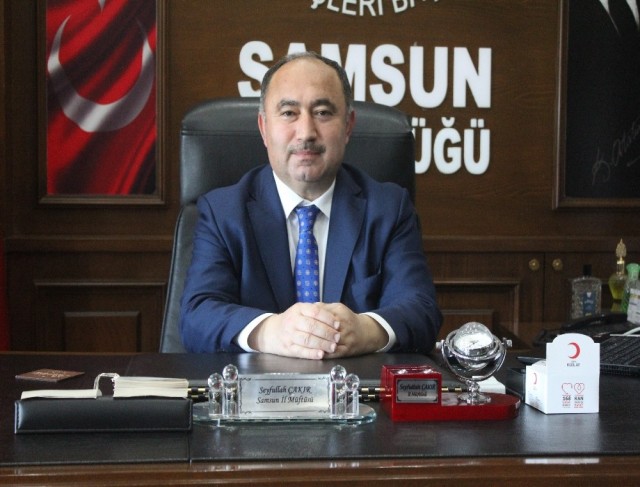 Samsun İl Müftüsü Çakır: “Kovid-19 tedbirlerine uymak kul hakkıdır”