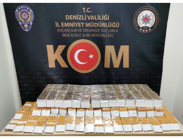 Denizli polisi kaçakçılara geçit vermedi