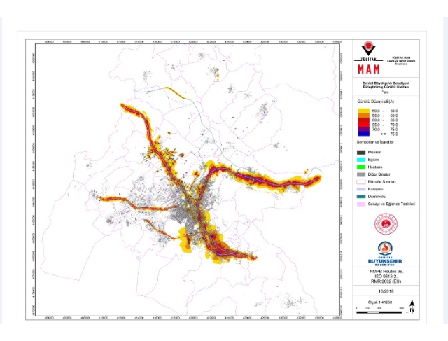 Denizli Gürültü Eylem Planı 2021 sonunda tamamlanacak