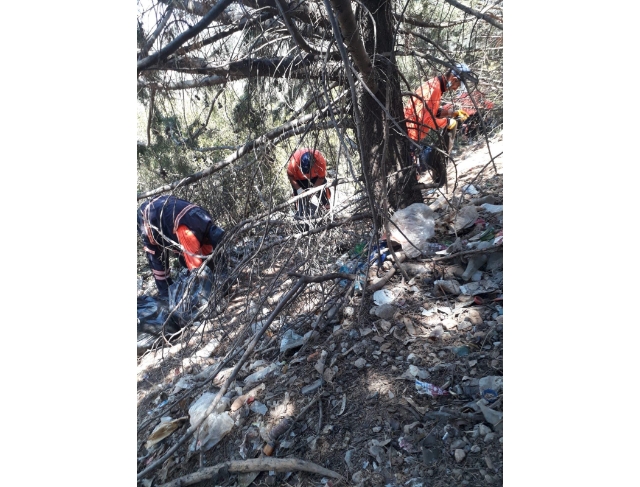 Büyükşehir’den ormanlarda temizlik seferberliği