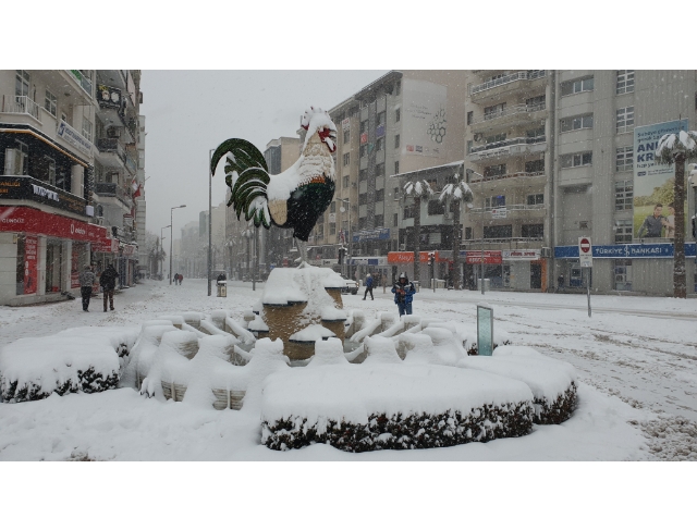 Denizli’ye yoğun kar yağışı uyarısı