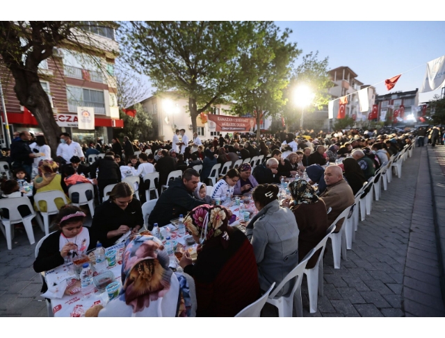 İftar sofrası Akkonak’ta kuruldu