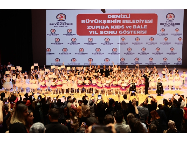 Büyükşehir’den muhteşem bale ve zumba kids gecesi