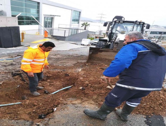 Bodrumun 22 mahallesinde içme suyu çalışması yapıldı